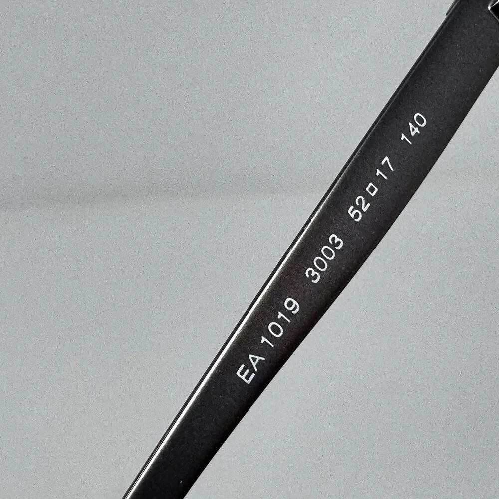 Emporio Armani EA1019 3003 Matte Gunmetal Eyeglass Frames 52-17-140